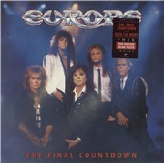 Europe The Final Countdown - Sticker Sleeve UK vinyl LP