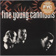 Fine Young Cannibals Fine Young Cannibals - Red Vinyl - Hype-sticker UK vinyl LP