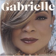Gabrielle A Place In Your Heart - Transparent Blue Vinyl - Autographed UK vinyl LP