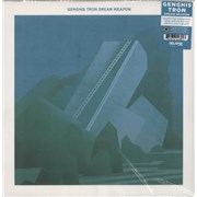 Click here for more info about 'Genghis Tron - Dream Weapon - Neon Green With White, Cyan Blue And Neon Magenta Splatter'