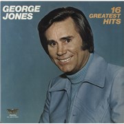 George Jones 16 Greatest Hits UK vinyl LP