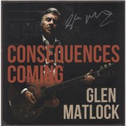Click here for more info about 'Glen Matlock - Consequences Coming - Blue Vinyl - Autographed - Sealed'