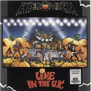 Helloween Live In The UK - Two Promo Stickers UK vinyl LP