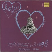 Hole Teenage Whore - Clear Vinyl - EX Germany 7" vinyl