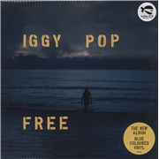 Click here for more info about 'Iggy Pop - Free - Sea Blue Vinyl - Hype-sticker'
