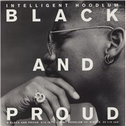Intelligent Hoodlum Black And Proud - Gold Promo Stamp USA 12" vinyl Promo