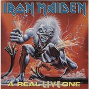 Iron Maiden A Real LIVE One - VG Vinyl UK vinyl LP