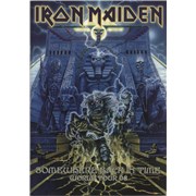 Iron Maiden Somewhere Back In Time World Tour 2008 + Ticket Stub UK tour programme