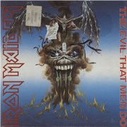 Iron Maiden The Evil That Men Do + Hype Stickered - EX UK 12" vinyl