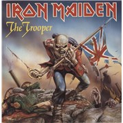 Iron Maiden The Trooper - 4pr + card p/s - EX UK 7" vinyl