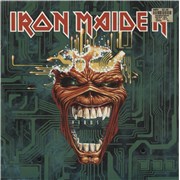 Iron Maiden Virus - Poster Sleeve UK 12" vinyl