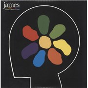 James All The Colours Of You - Red & Black Split Vinyl - Sealed + Autographed Print UK 2-LP vinyl set