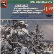 Jean Sibelius Luonnotar, En Saga, The Oceanides, Pohjola's Daughter & Pelléas Et Mélisande Suite Excerpts UK vinyl LP