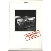 Click here for more info about 'Production Manual - 1982 Theakston Festival'