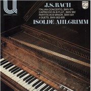 Johann Sebastian Bach Italienisches Konzert, Capriccio B-Dur, Partita H-Moll B-Dur, 4 Duets - White Label Test Pressing Netherlands vinyl LP Promo