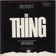 John Carpenter The Thing - Promo Stamped Sleeve USA vinyl LP Promo