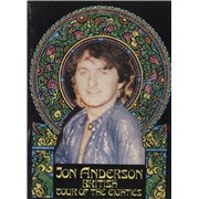 Jon Anderson British Tour Of The Eighties 1980 Tour + Ticket Stub UK tour programme