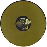 Kanye West Gold Digger - Gold Vinyl UK 12" vinyl