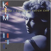 Kim Wilde Catch As Catch Can - Clear with Blue Splatter Vinyl UK vinyl LP