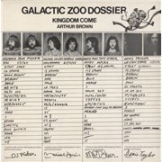 Click here for more info about 'Kingdom Come (Arthur Brown) - Galactic Zoo Dossier + Poster, PR & Postcard'