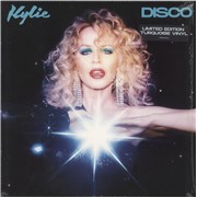 Kylie Minogue Disco - Turquoise Vinyl UK vinyl LP