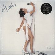 Kylie Minogue Fever - 20th Anniversary Edition - White Vinyl - Shrink UK vinyl LP