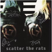 L7 Scatter The Rats - Green Vinyl - Autographed USA vinyl LP
