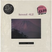 Level 42 Level Best - Hype Sticker - shrink Netherlands vinyl LP