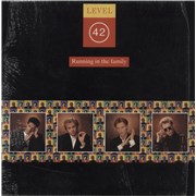 Level 42 Running In The Family - Shrink UK vinyl LP