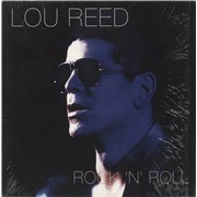 Lou Reed Rock 'n' Roll - Blue Vinyl - Shrink UK vinyl LP