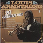 Louis Armstrong 20 Greatest Hits Italy vinyl LP