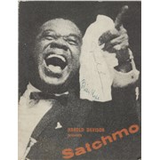 Click here for more info about 'Louis Armstrong - Satchmo - Third British Tour April-May 1962 + ticket stub - Autographed'