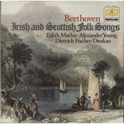 Ludwig Van Beethoven Irish And Scottish Folk Songs - White Label Test Pressing UK vinyl LP Promo