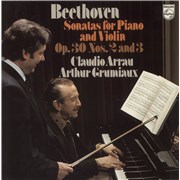 Ludwig Van Beethoven Sonatas For Piano And Violin Op.30, Nos. 2 And 3 - White Label Test Pressing Netherlands vinyl LP Promo