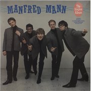 Manfred Mann The Singles Album - Promo Sticker UK vinyl LP Promo
