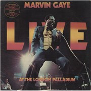 Marvin Gaye Live At The London Palladium UK 2-LP vinyl set