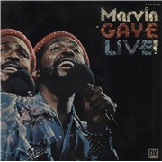 Marvin Gaye Live! Japan vinyl LP Promo