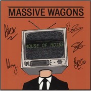 Click here for more info about 'Massive Wagons - House Of Noise - Orange Vinyl - Fully Autographed'