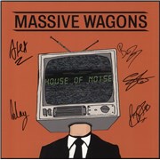 Click here for more info about 'Massive Wagons - House Of Noise - Orange Vinyl - Fully Autographed - EX'
