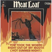 Click here for more info about 'Meat Loaf - You Took The Words Right Out Of My Mouth'