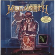 Megadeth Hangar 18 - Autographed Inside UK 12" vinyl
