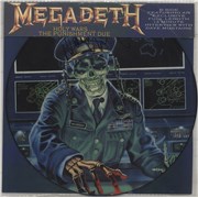 Megadeth Holy Wars - Autographed UK 12" picture disc