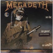 Megadeth So Far, So Good... So What! USA vinyl LP