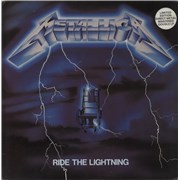 Metallica Ride The Lightning - D.M.M - Hype Sticker- VG UK 2-LP vinyl set