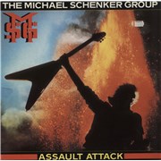 Michael Schenker Group Assault Attack - EX UK vinyl LP