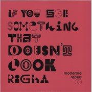 Click here for more info about 'Moderate Rebels - If You See Something That Doesn’t Look Right I, II & III - Yellow/Green/Blue Vinyl'