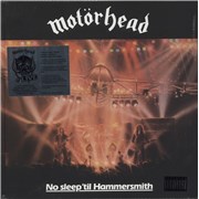 Motorhead No Sleep 'Til Hammersmith - Hardback Book - Sealed UK 3-LP vinyl set
