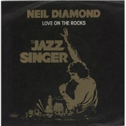 Neil Diamond Love On The Rocks + p/s UK 7" vinyl
