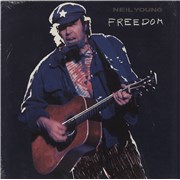 Neil Young Freedom - Shrink UK vinyl LP