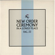 New Order Ceremony UK 12" vinyl